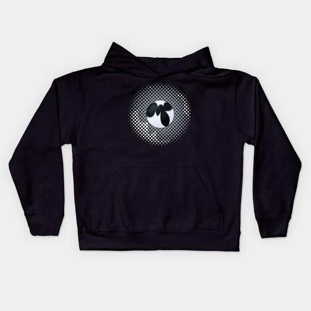 Snowflake Obsidian Kids Hoodie by Blackmoonrose13